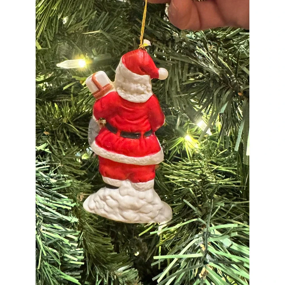Russ Berrie 1980's Santa Claus Ornament